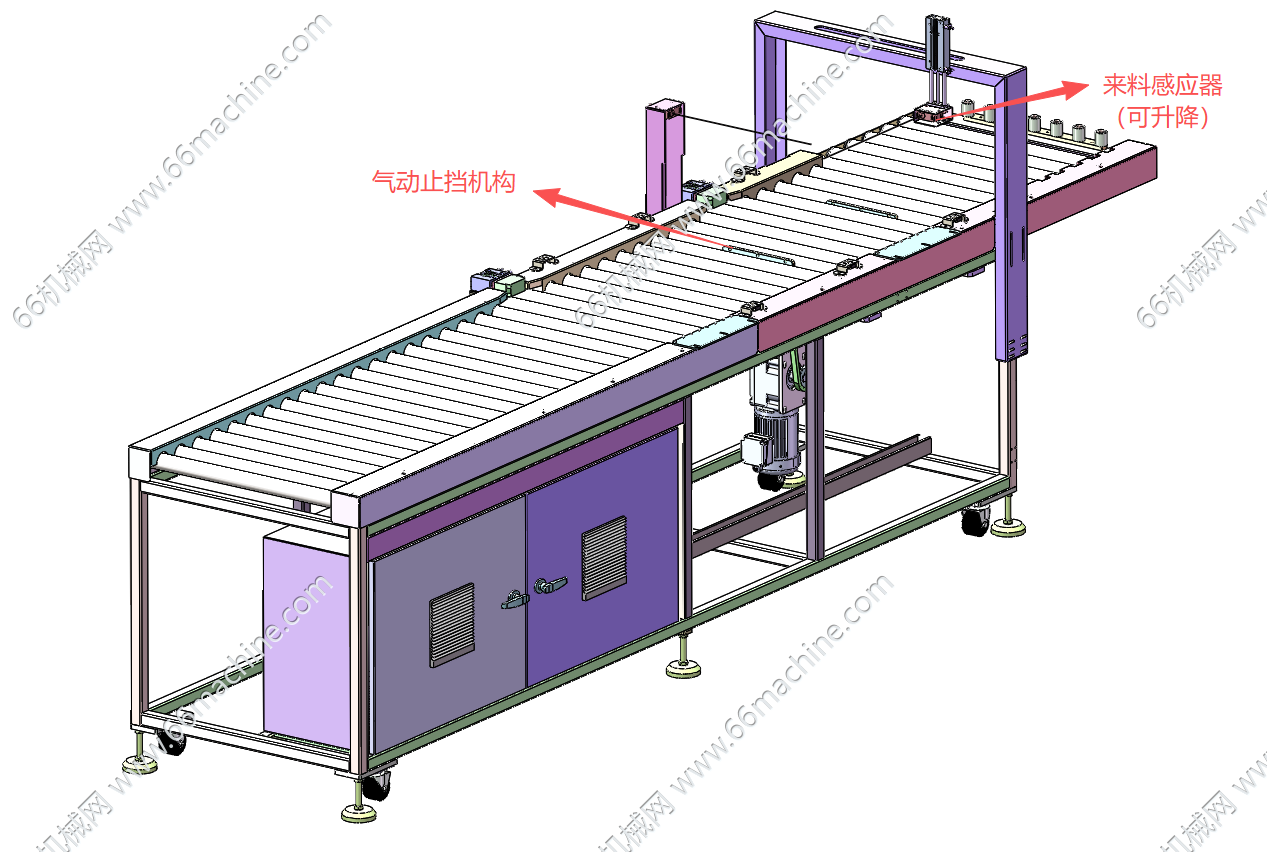 滚筒输送机（含止挡机构）