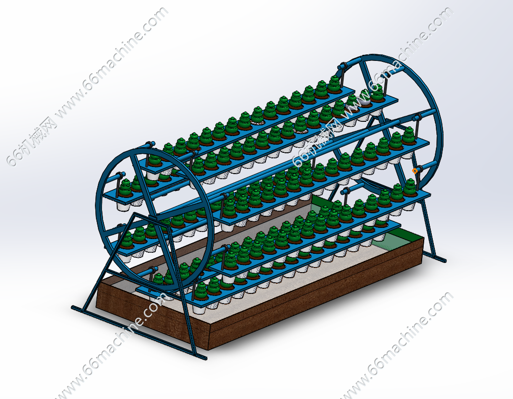 盆栽自动旋转灌溉系统
