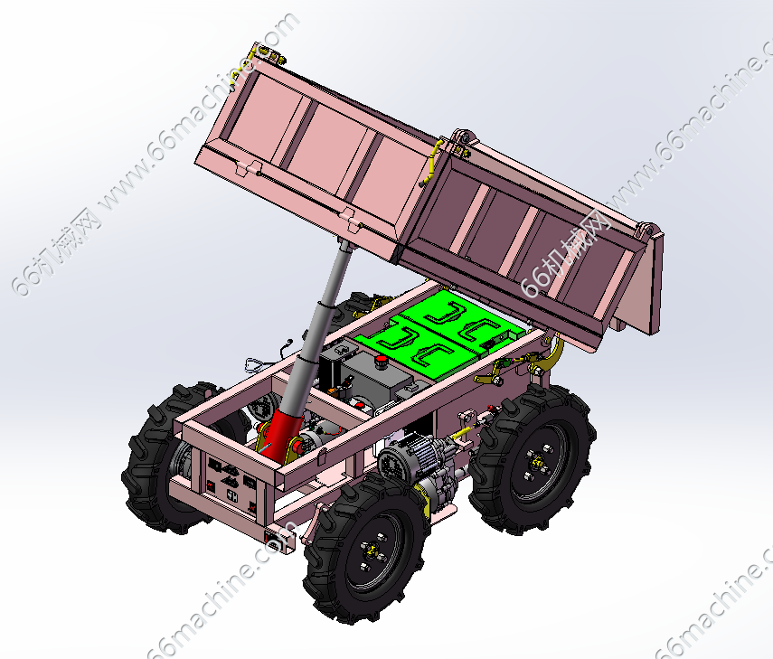 G480遥控四驱工程运输车