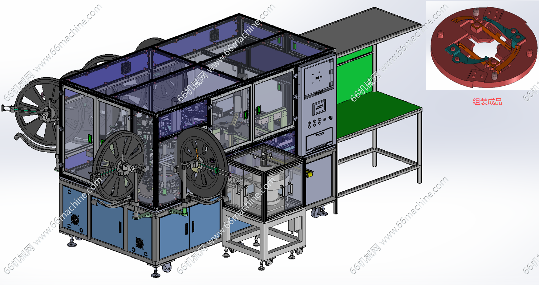 产品组装、检测、分选一体机