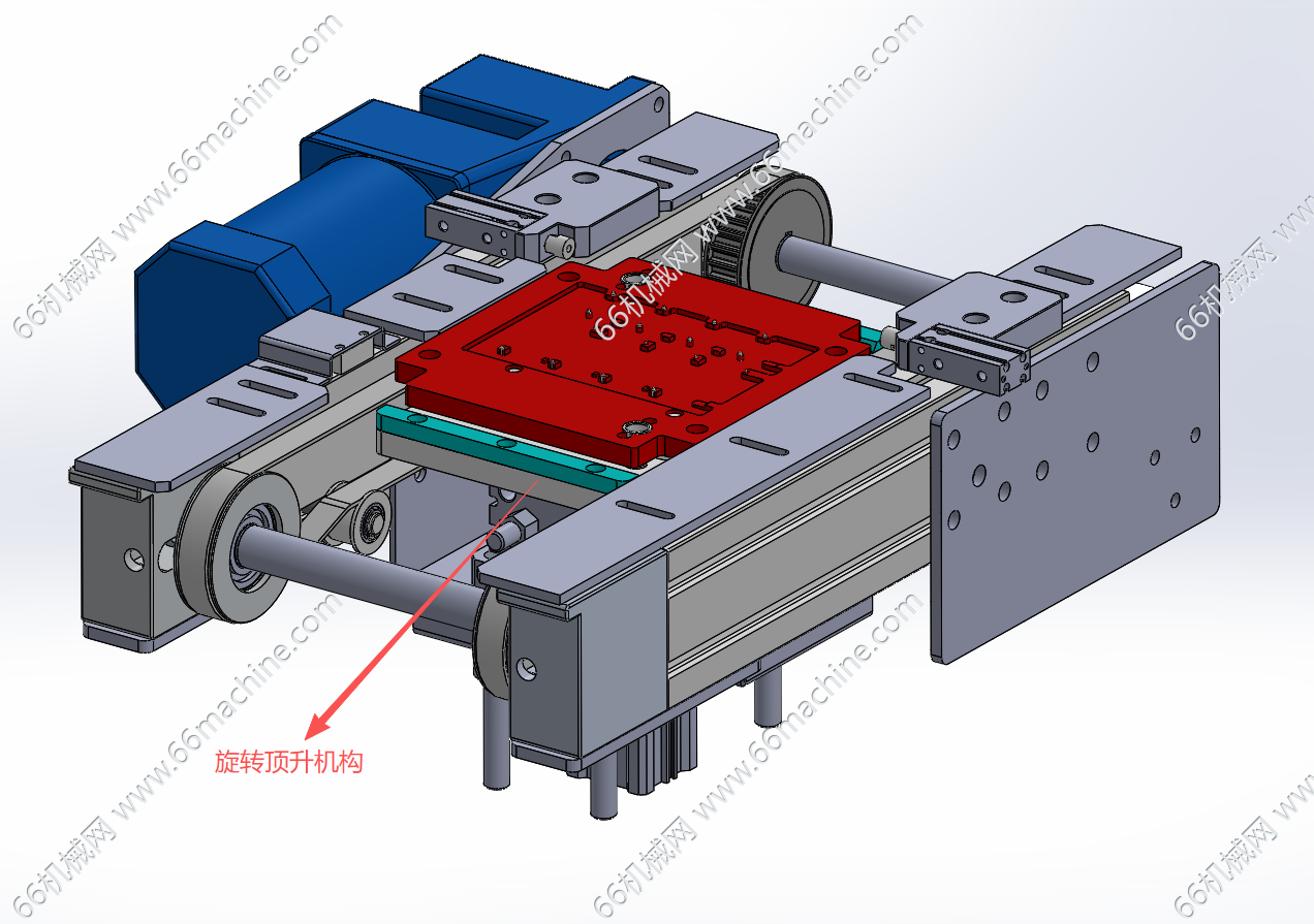 带治具顶升旋转的皮带输送线