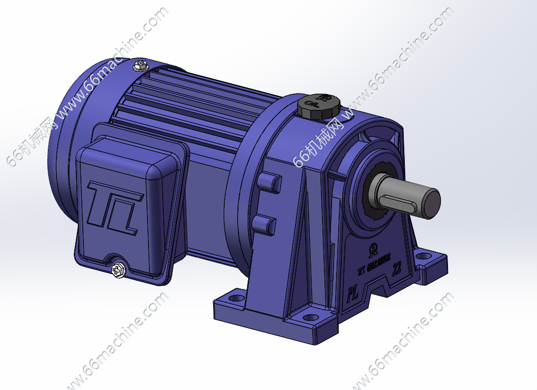 台湾东力PL系列卧式齿轮减速电机