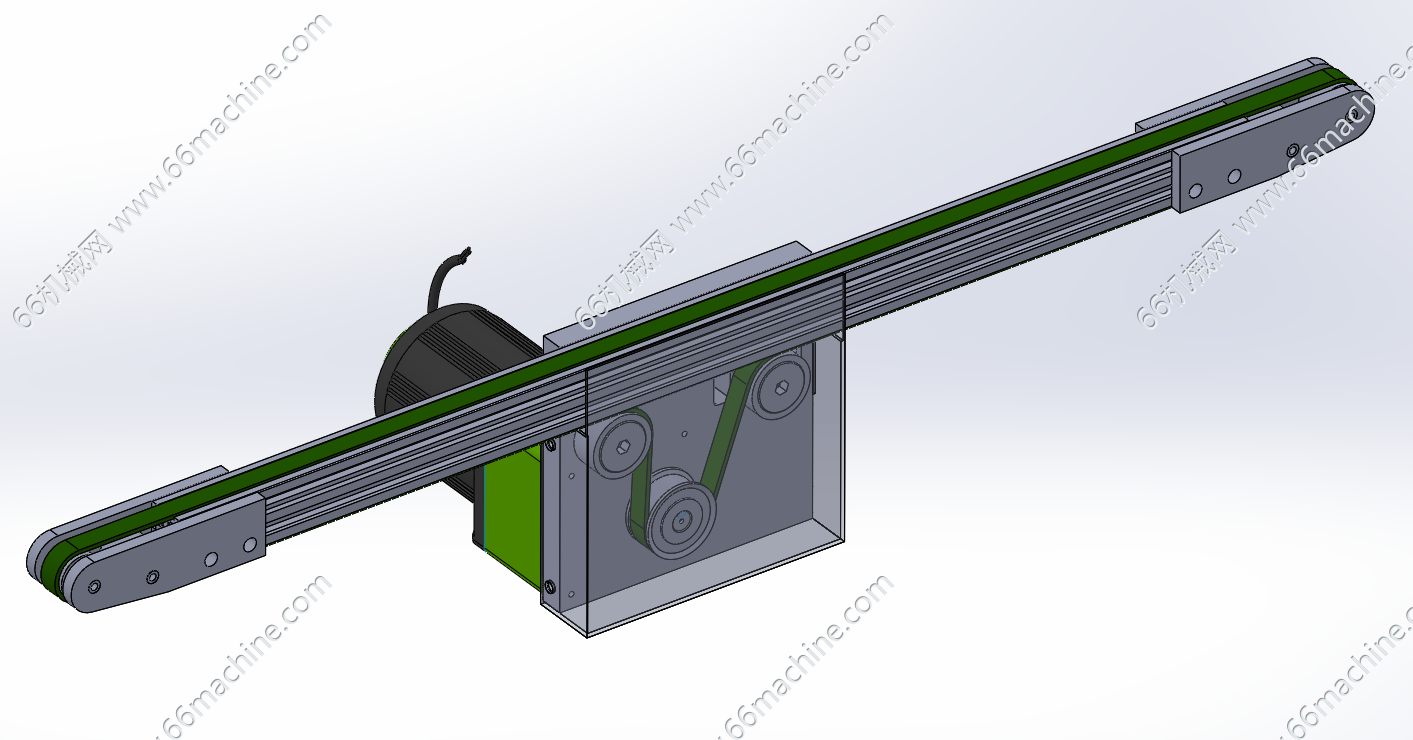 中间驱动窄型输送机