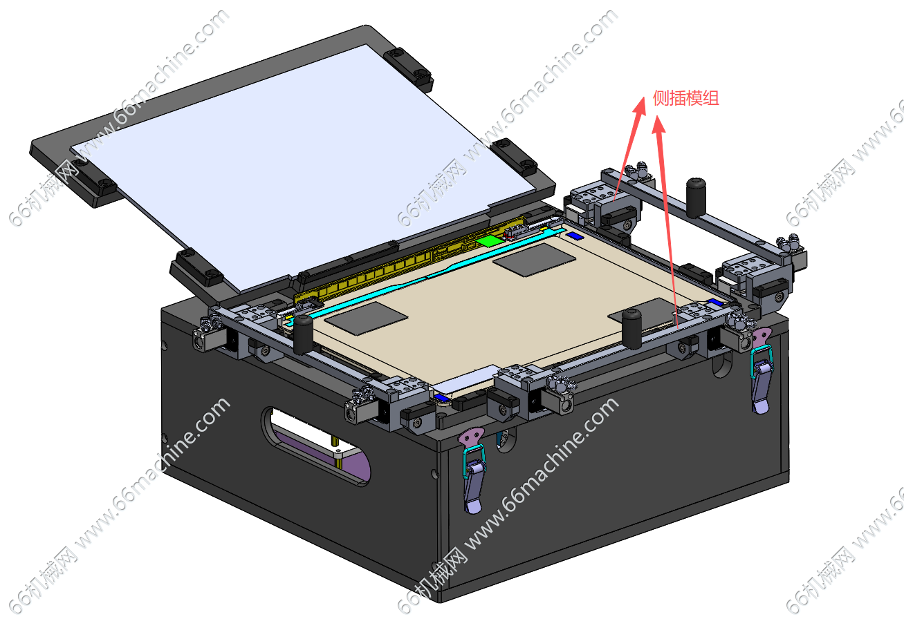 某企业笔记本屏幕安装辅助治具
