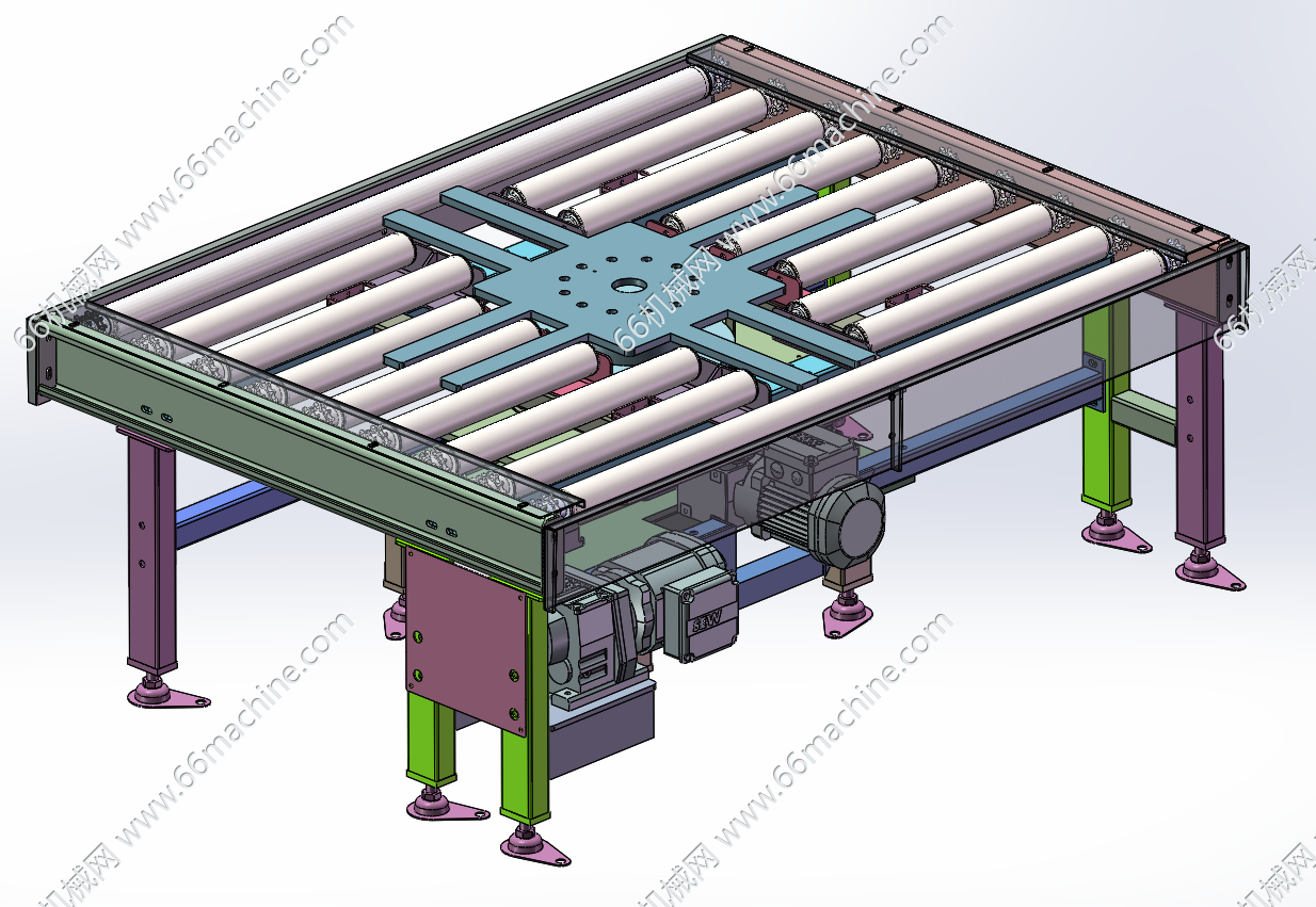 顶升旋转滚筒输送机