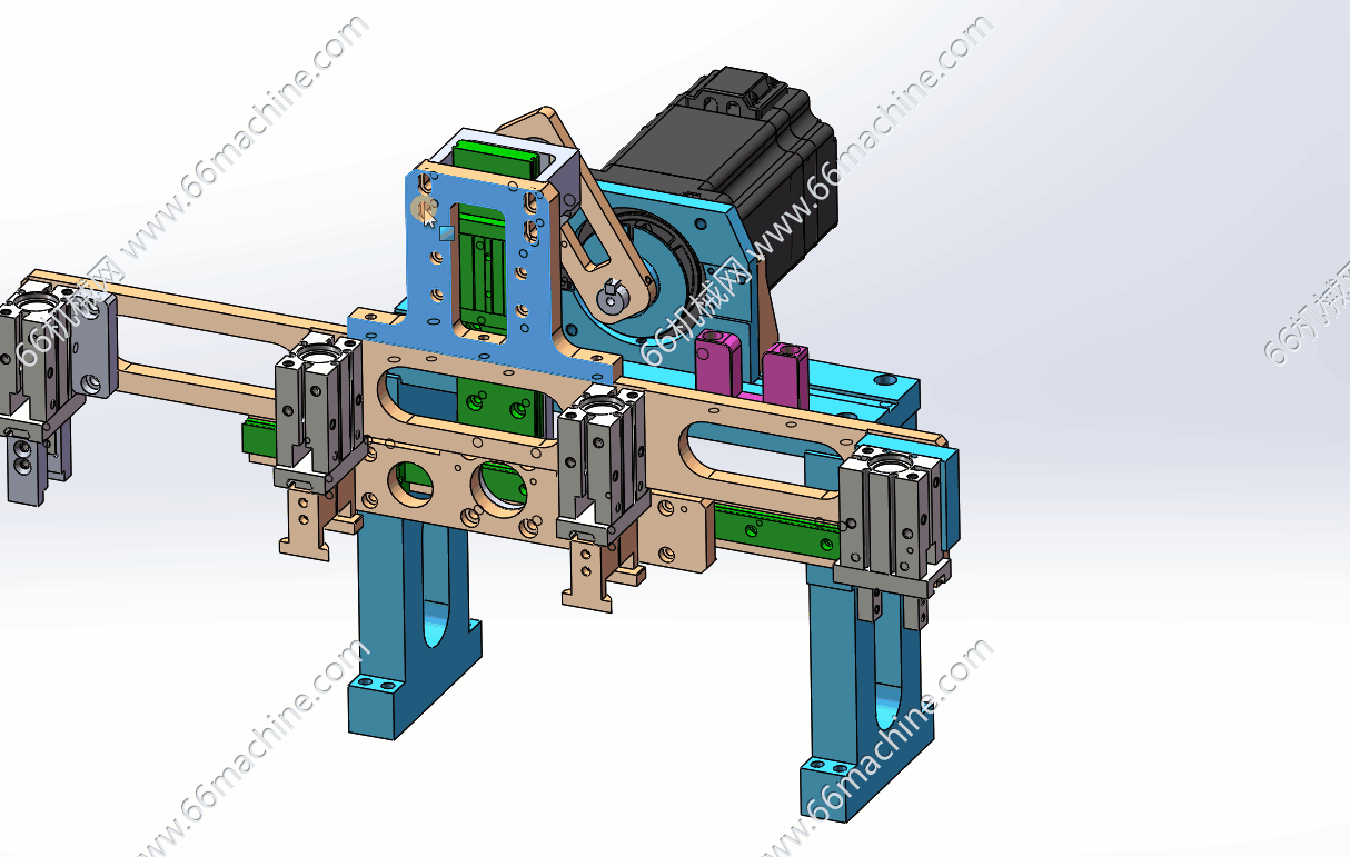 伺服连杆式多工位移栽机械手