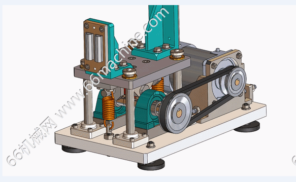 某企业振动测试仪（偏心轴型）3D+工程图+动画视频