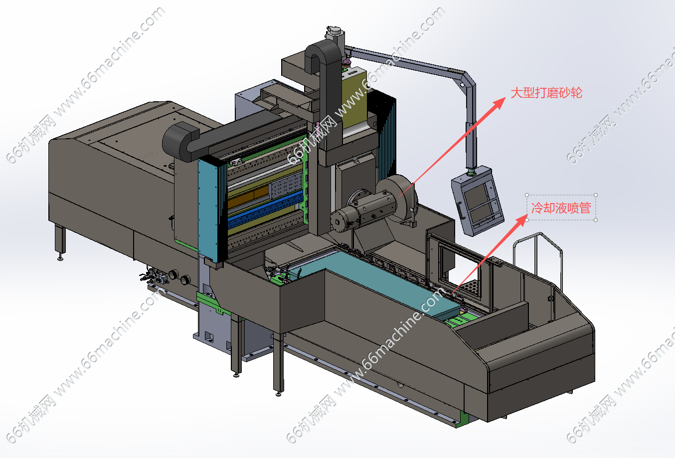 数控龙门平面磨床