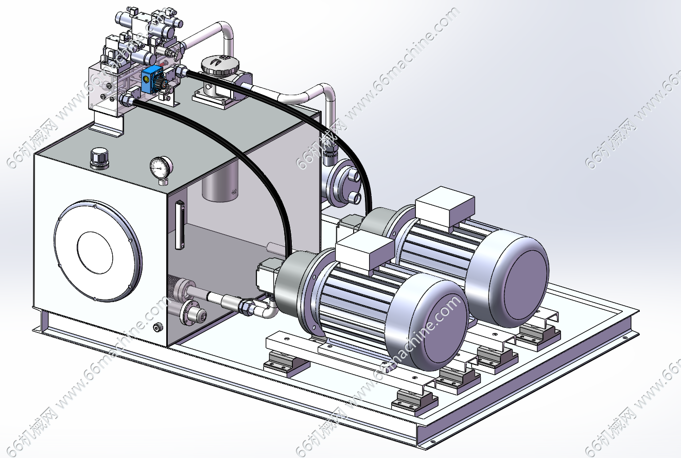 高炉开铁口钻钎机构系统液压系统设计3D+说明书+CAD