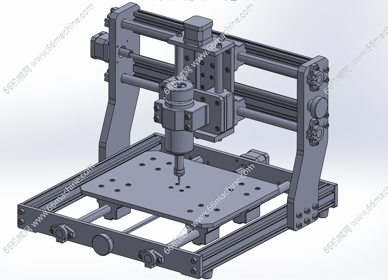 桌面式三轴数控雕刻机3D+BOM表