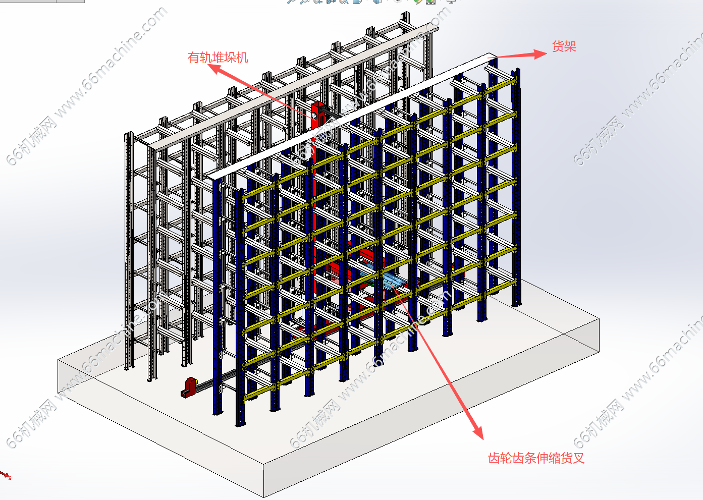 智能堆垛机立体仓库（仓储设备）