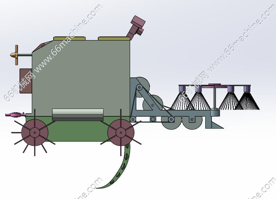 智能型水面清理机器人模型及CAD