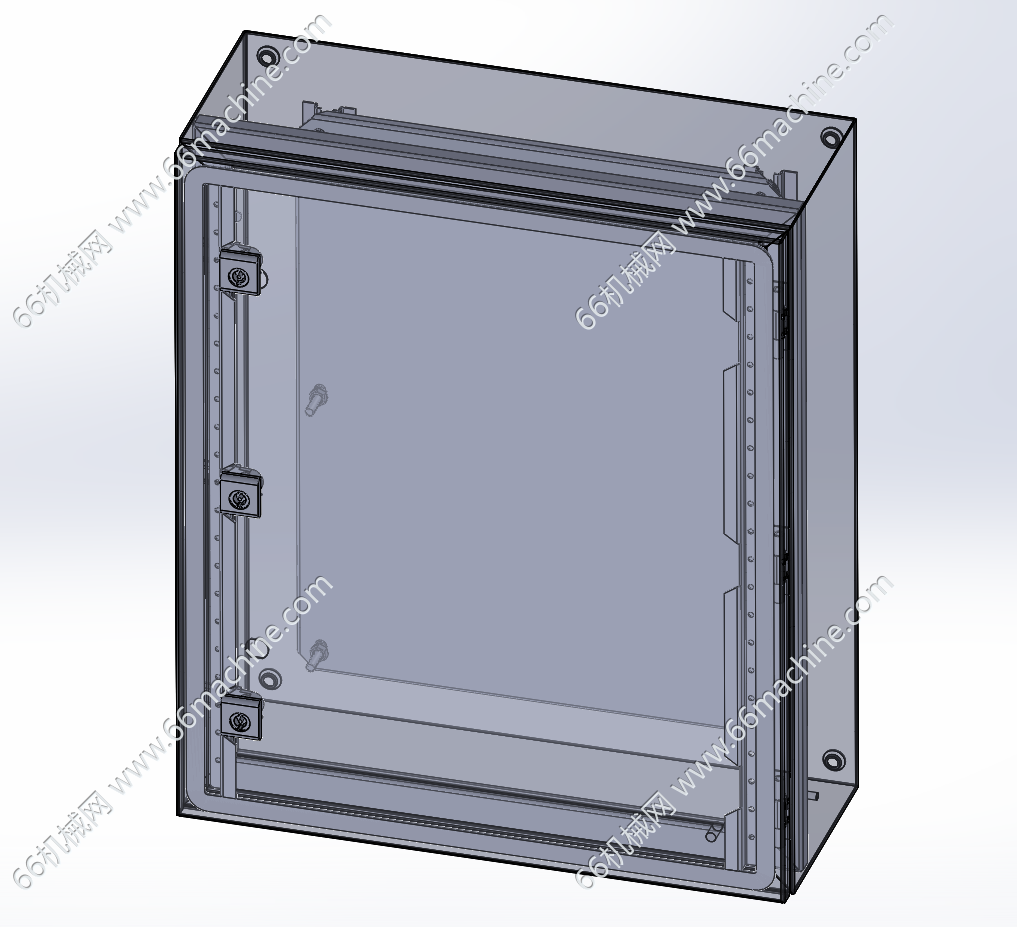 某企业户内配电柜（AE电控箱）3D+工程图