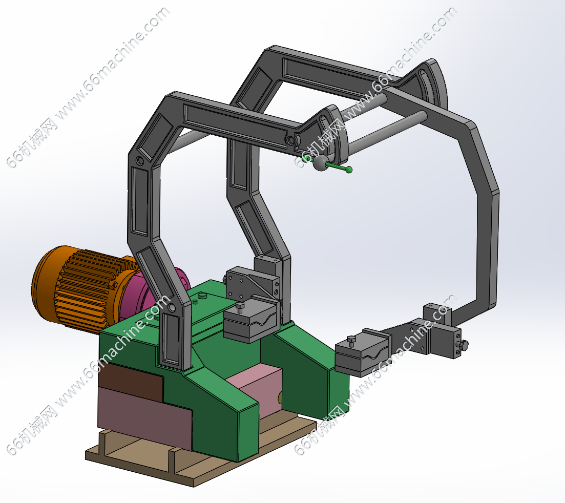 船舶导轨垂直双面角焊机3D+CAD