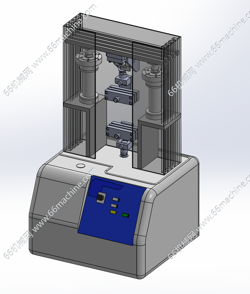 线材抗拉强度试验机3D+CAD
