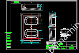 肥皂盒模具CAD