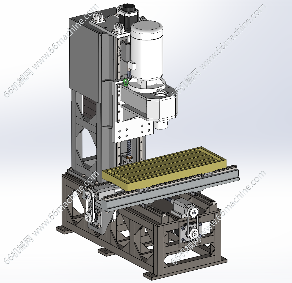 某企业三轴数控钻铣床3D+CAD